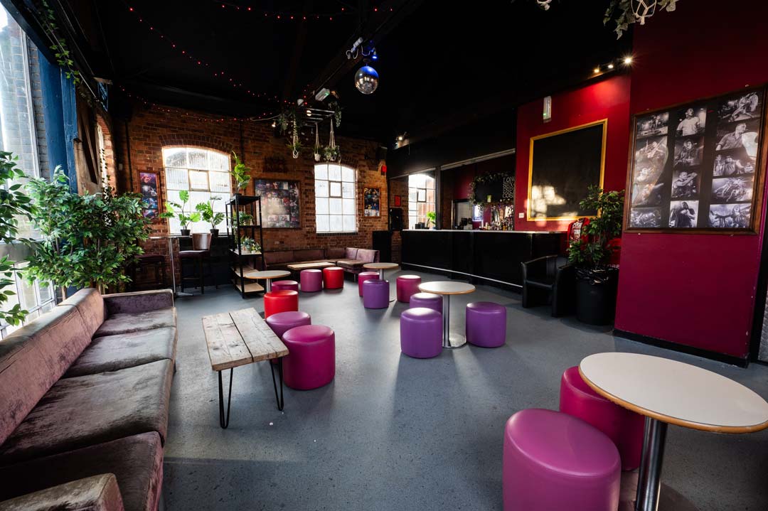 A photograph of the Waterfront cocktail bar