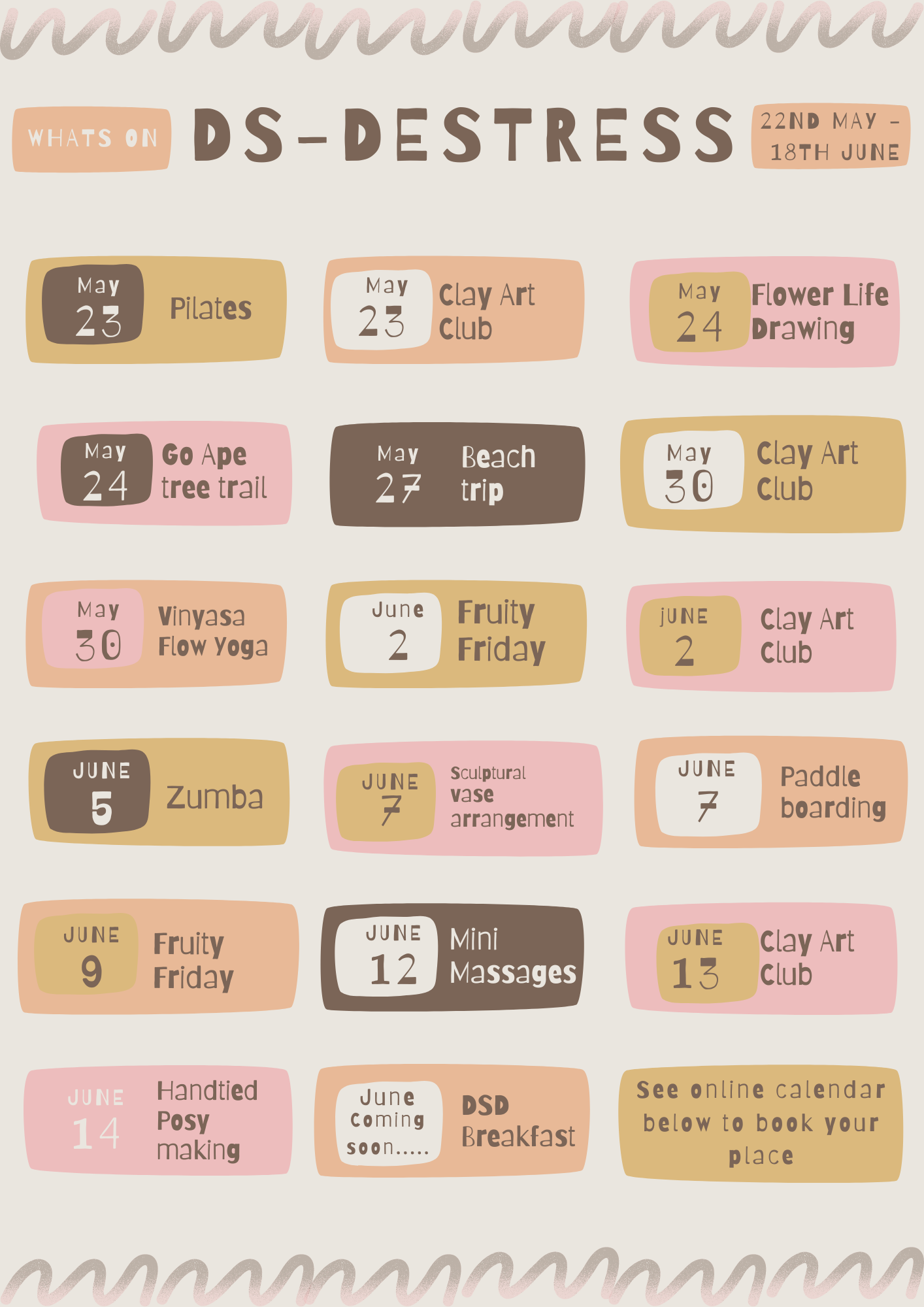 DS-Destress calendar