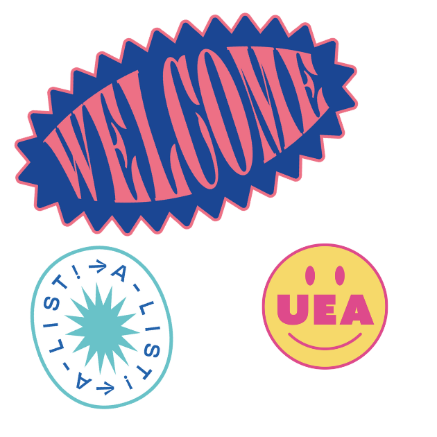 welcome fest stickers