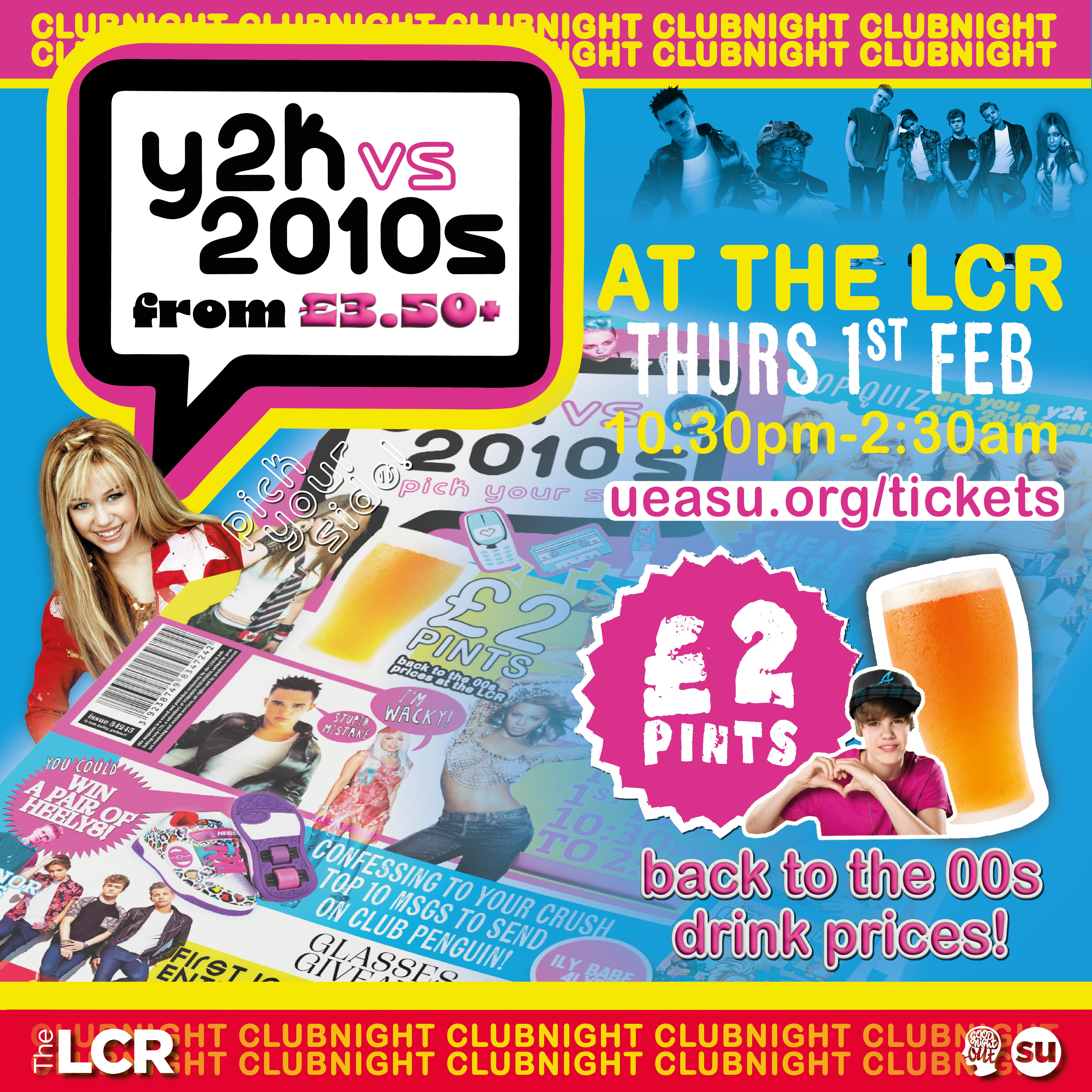 Y2K vs 2010s @ the LCR